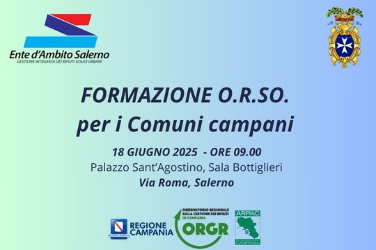 Piattaforma O.R.So., Giornata di formazione a Salerno