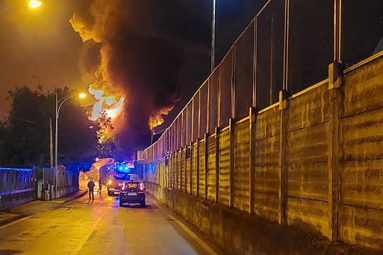 Incendio del 24 settembre a Nocera Superiore (SA), l’intervento di Arpa Campania