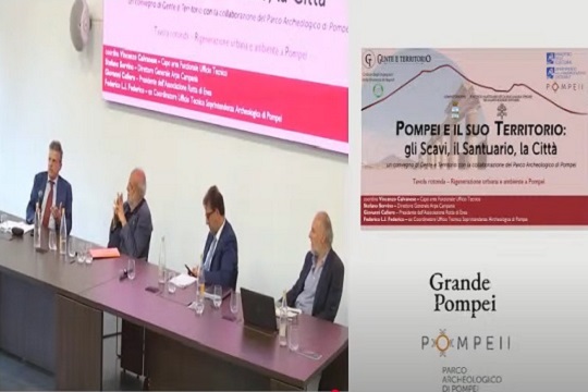L'intervento del DG Arpac al convegno "Pompei e il suo territorio: gli Scavi, il Santuario, la città"