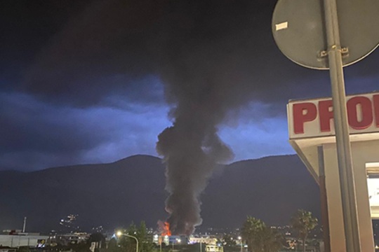 Incendio Termoplast (Sarno), Arpac ha avviato monitoraggio diossine e PM10