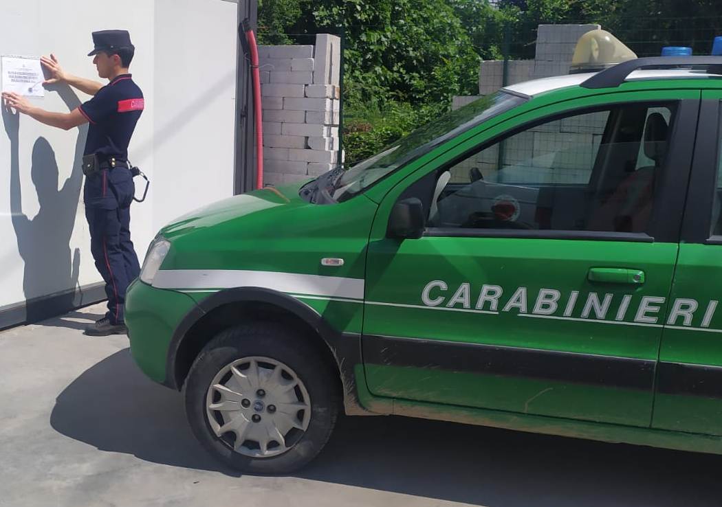 Vairano Patenora (CE): I Carabinieri  Forestale sequestrano  autolavaggio con scarichi non autorizzati