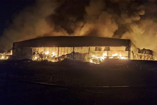 Incendio a Teano (Ce) del 16 agosto, diossine sopra valore di riferimento