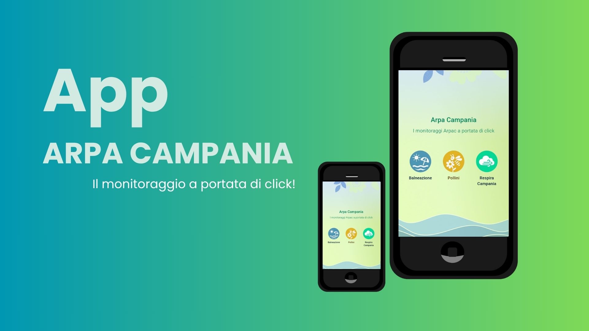 Immagine di presentazione APP ARPA Campania